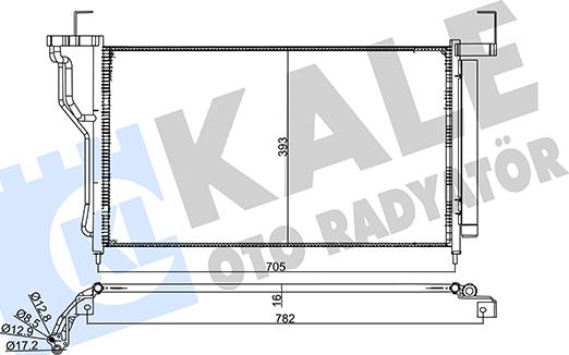 KALE OTO RADYATÖR 358085 - Kondenzator, klima-Uređaj www.molydon.hr