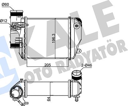 KALE OTO RADYATÖR 352435 - Intercooler, hladnjak www.molydon.hr