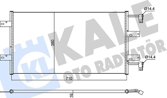 KALE OTO RADYATÖR 352585 - Kondenzator, klima-Uređaj www.molydon.hr