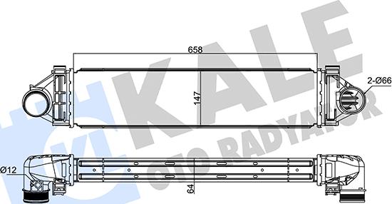 KALE OTO RADYATÖR 352335 - Intercooler, hladnjak www.molydon.hr