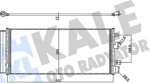 KALE OTO RADYATÖR 357980 - Kondenzator, klima-Uređaj www.molydon.hr