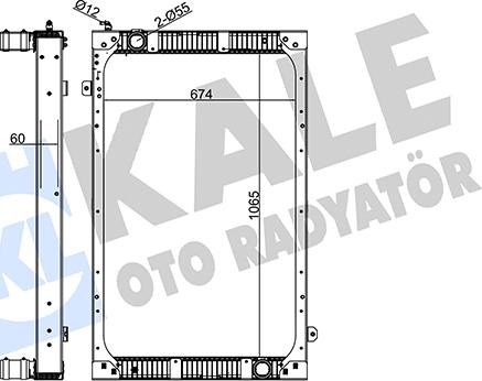 KALE OTO RADYATÖR 366300 - Hladnjak, hladjenje motora www.molydon.hr