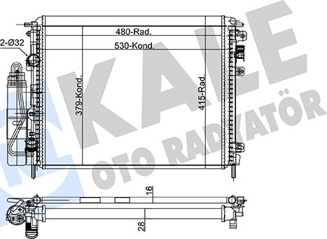 KALE OTO RADYATÖR 306600 - Modul hladnjaka www.molydon.hr