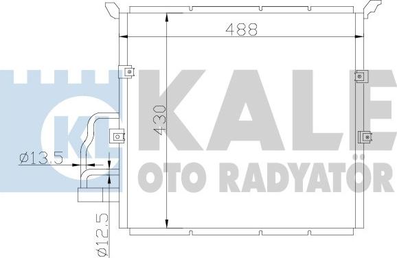 KALE OTO RADYATÖR 385100 - Kondenzator, klima-Uređaj www.molydon.hr