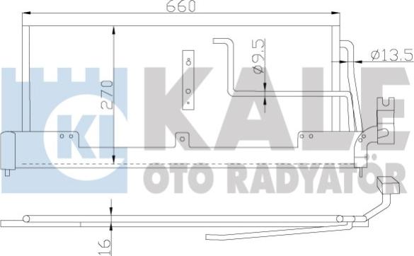 KALE OTO RADYATÖR 388800 - Kondenzator, klima-Uređaj www.molydon.hr