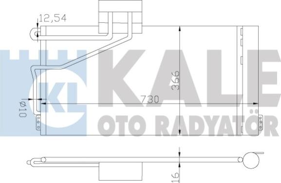 KALE OTO RADYATÖR 387800 - Kondenzator, klima-Uređaj www.molydon.hr