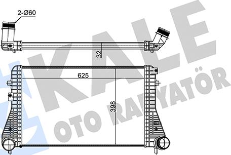 KALE OTO RADYATÖR 375735 - Intercooler, hladnjak www.molydon.hr