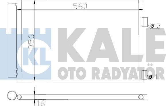 KALE OTO RADYATÖR 377900 - Kondenzator, klima-Uređaj www.molydon.hr