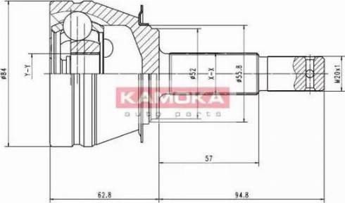 Kamoka 6544 - Kardan, Pogonska osovina www.molydon.hr