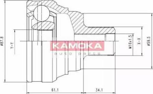 Kamoka 6586 - Kardan, Pogonska osovina www.molydon.hr