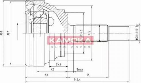 Kamoka 6600 - Kardan, Pogonska osovina www.molydon.hr