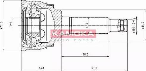 Kamoka 6630 - Kardan, Pogonska osovina www.molydon.hr