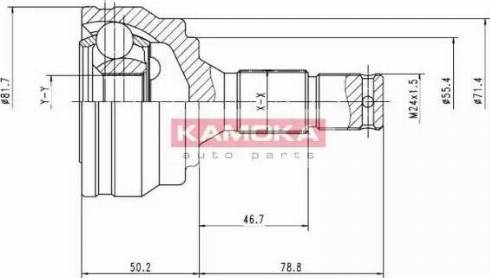 Kamoka 6670 - Kardan, Pogonska osovina www.molydon.hr