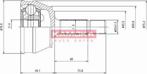 Kamoka 6178 - Kardan, Pogonska osovina www.molydon.hr