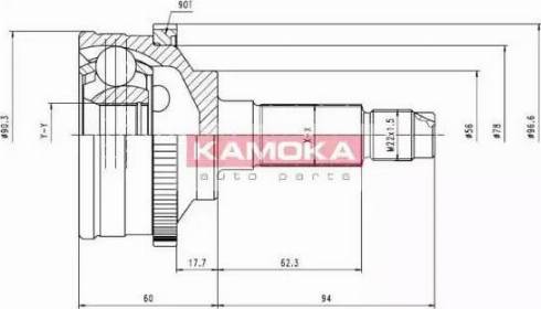 Kamoka 6828 - Kardan, Pogonska osovina www.molydon.hr