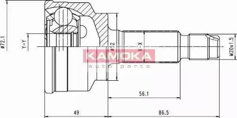 Kamoka 6709 - Kardan, Pogonska osovina www.molydon.hr