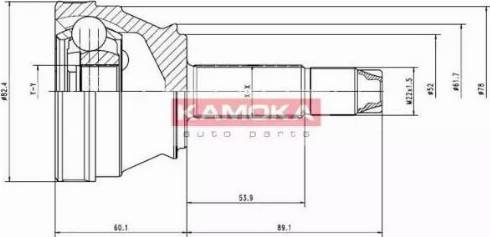 Kamoka 6726 - Kardan, Pogonska osovina www.molydon.hr