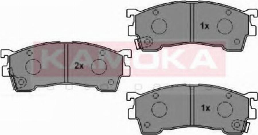 Kamoka 1011900 - Komplet Pločica, disk-kočnica www.molydon.hr