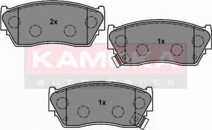 Kamoka 1011526 - Komplet Pločica, disk-kočnica www.molydon.hr