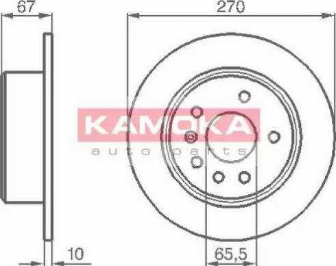 Kamoka 103478 - Kočioni disk www.molydon.hr