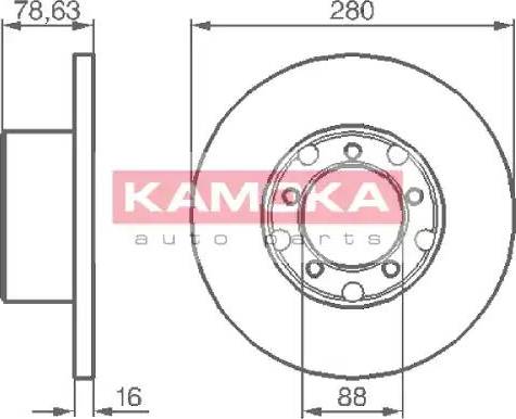 Kamoka 103190 - Kočioni disk www.molydon.hr