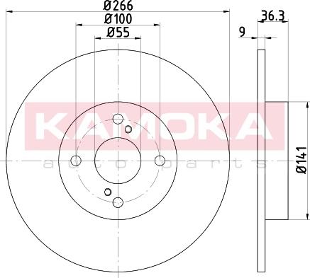 Kamoka 103152 - Kočioni disk www.molydon.hr