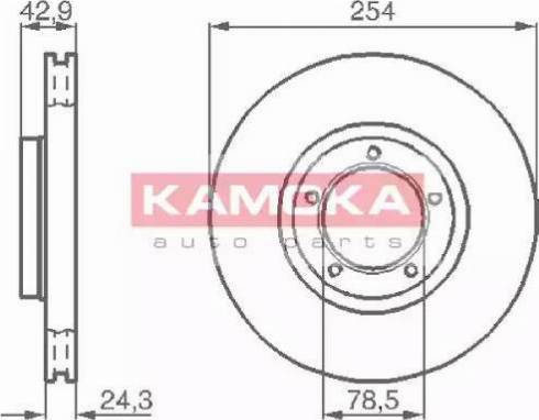 Kamoka 1031696 - Kočioni disk www.molydon.hr