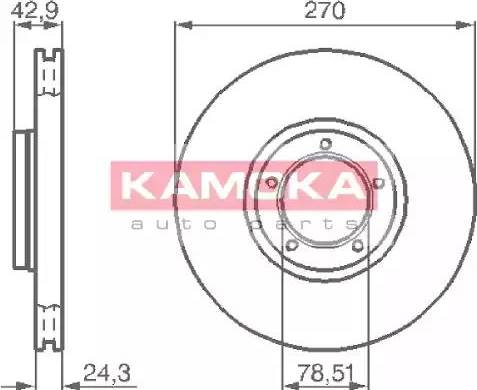 Kamoka 1031698 - Kočioni disk www.molydon.hr