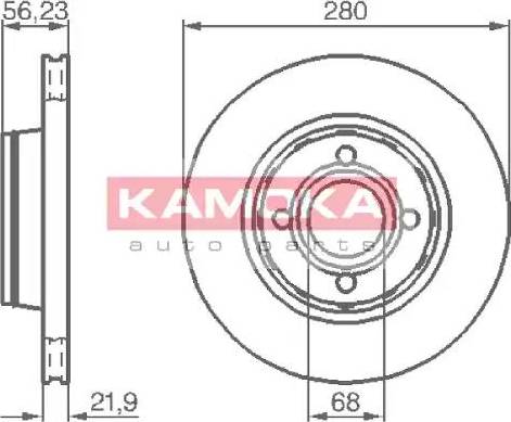 Kamoka 1031034 - Kočioni disk www.molydon.hr