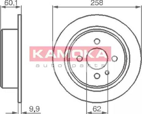 Kamoka 103186 - Kočioni disk www.molydon.hr