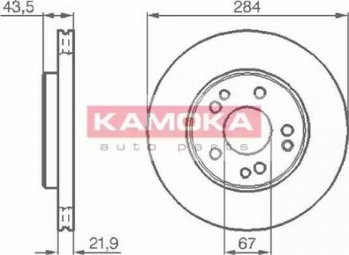 Kamoka 103362 - Kočioni disk www.molydon.hr