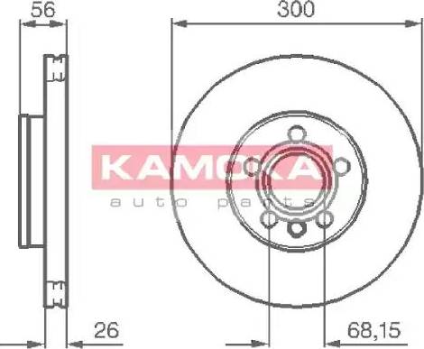 Kamoka 1033118 - Kočioni disk www.molydon.hr