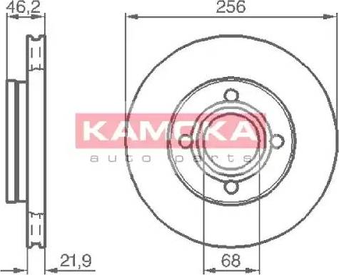 Kamoka 103386 - Kočioni disk www.molydon.hr