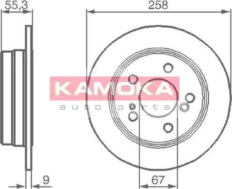 Kamoka 103244 - Kočioni disk www.molydon.hr