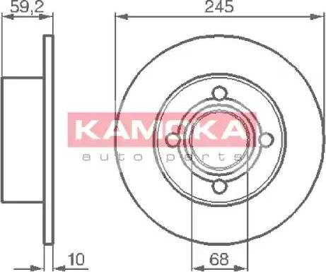 Kamoka 103256 - Kočioni disk www.molydon.hr