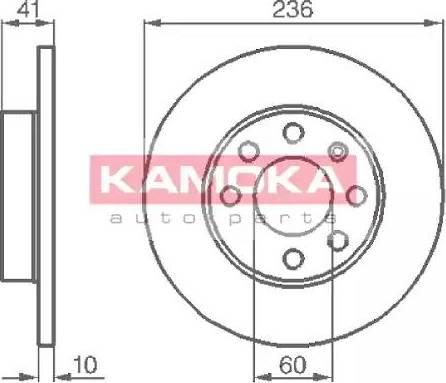 Kamoka 103208 - Kočioni disk www.molydon.hr