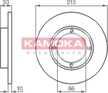 Kamoka 1032196 - Kočioni disk www.molydon.hr