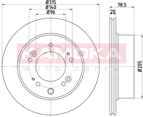 Kamoka 103217 - Kočioni disk www.molydon.hr