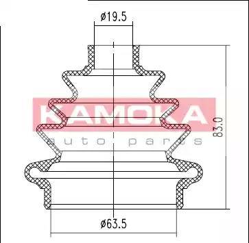 Kamoka 1146258 - Manžeta, Pogonska osovina www.molydon.hr