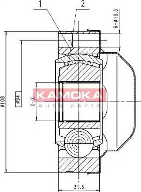 Kamoka 8713 - Kardan, Pogonska osovina www.molydon.hr