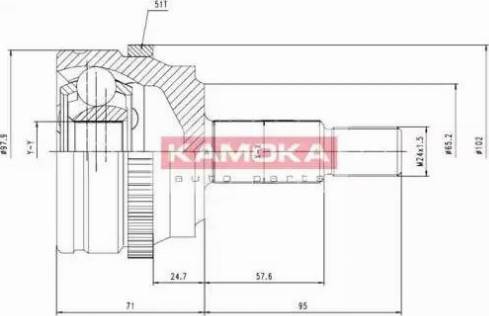 Kamoka 7090 - Kardan, Pogonska osovina www.molydon.hr