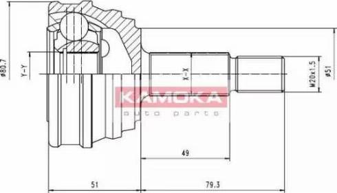 Kamoka 7010 - Kardan, Pogonska osovina www.molydon.hr