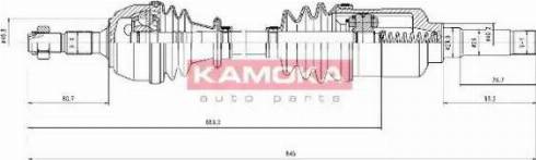 Kamoka CT1138906 - Pogonska osovina www.molydon.hr