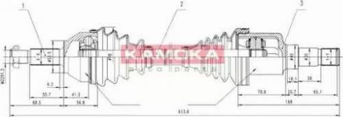 Kamoka FD1138927 - Pogonska osovina www.molydon.hr