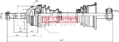 Kamoka RN1138913A - Pogonska osovina www.molydon.hr