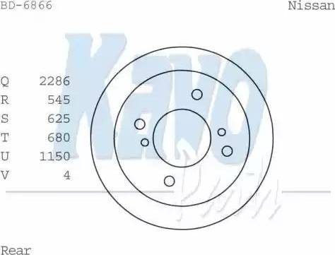 Kavo Parts BD-6866 - Bubanj kočnica www.molydon.hr