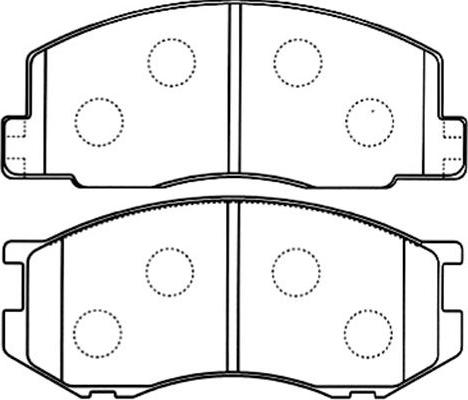 Kavo Parts BP-9098 - Komplet Pločica, disk-kočnica www.molydon.hr