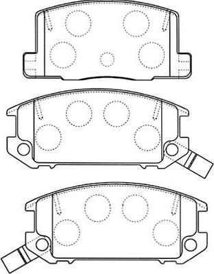 Kavo Parts BP-9093 - Komplet Pločica, disk-kočnica www.molydon.hr