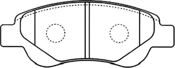 Kavo Parts BP-9097 - Komplet Pločica, disk-kočnica www.molydon.hr