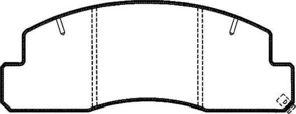 Kavo Parts BP-9062 - Komplet Pločica, disk-kočnica www.molydon.hr